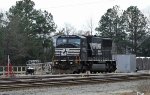 NS 6755 sits all alone in Glenwood Yard